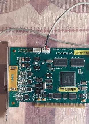 Плата відеонагляду/відеозахвату hikvision ildvr 3000h4c4 + подар.
