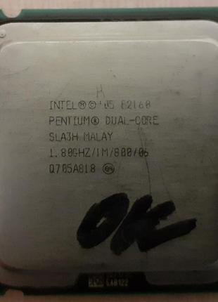 775 intel pentium e2160 два ядра sla3h 1.8 ghz тест ок уцінено!