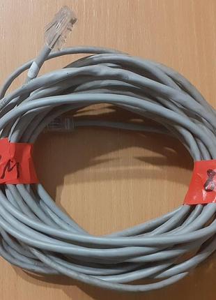 Патч корд 8p8c rj45 cat5e gigabit ethernet 8 метрів тест ок