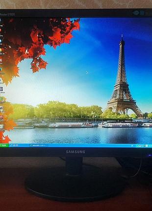 Жк монітор 19 дюймів samsung syncmaster e1920nr, як новий тест ок