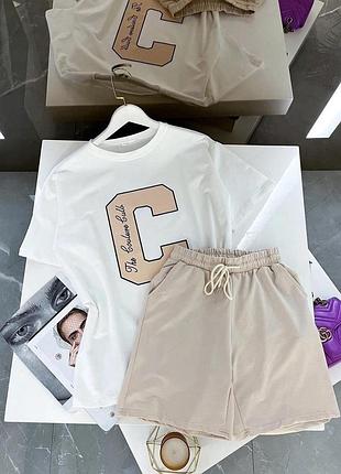 Костюм жіночий шорти і футболка
