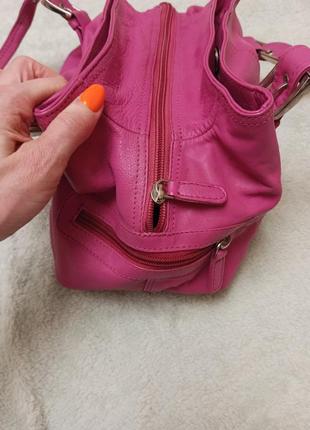 Кожаная сумка сумочка tommy &kate натуральная кожа3 фото