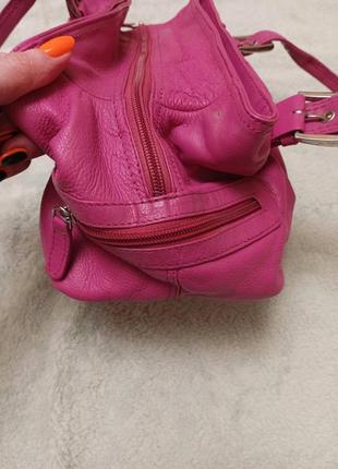 Кожаная сумка сумочка tommy &kate натуральная кожа4 фото