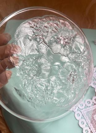 Тарелка блюдо ударопрочное стекло брокколи франция2 фото