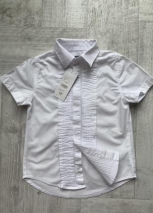 Белая рубашка на мальчика