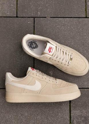 Мужские кроссовки nike air force beige