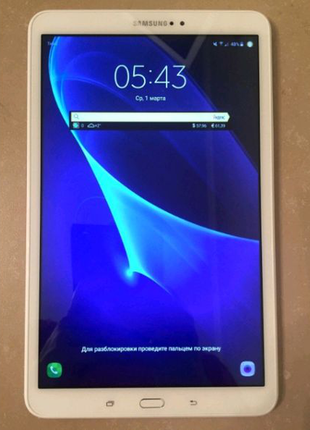 Samsung galaxy tab a 10.1 sm-t585 16gb lte (белый)1 фото