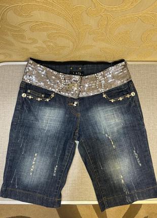 Шорты с паетками