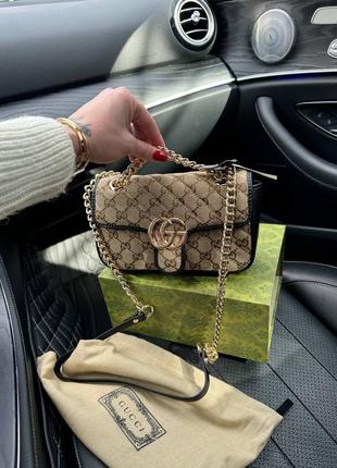 🌺неймовірно гарна брендована сумочка gucci🌺5 фото