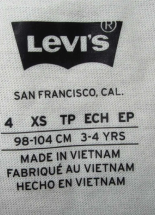 Футболка levi's детская 3-4 yrs original4 фото