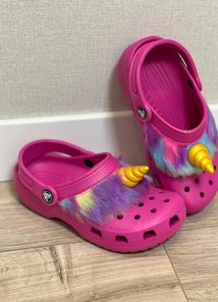 Сабо crocs classic i am unicorn, j1, j2, j37 фото