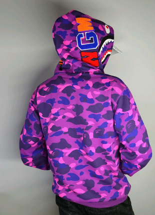 Худі bape (purple)2 фото