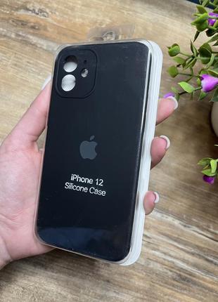 Чохол на айфон iphone 12 чорний