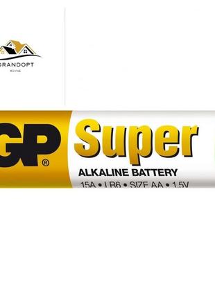 Батарейки щелочные gp super alkaline lr6 (аа) 40шт./упаковка алкалайновые (пальчик)