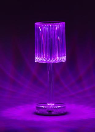 Лампа настільна світлодіодна з пультом керування світильник акумуляторний led