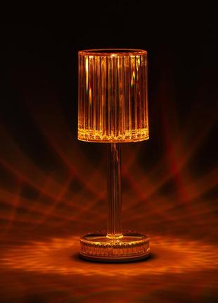 Лампа настільна світлодіодна з пультом керування світильник акумуляторний led