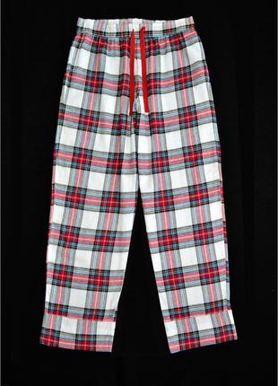 Пижамные домашние штаны m&amp;s фланель хлопок 100% р.2xl