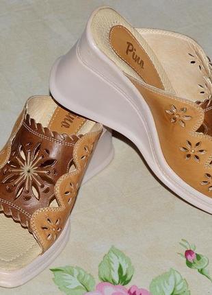 Шкіра шльопанці польща босоніжки взуття сандалі туфлі, босоніжки2 фото