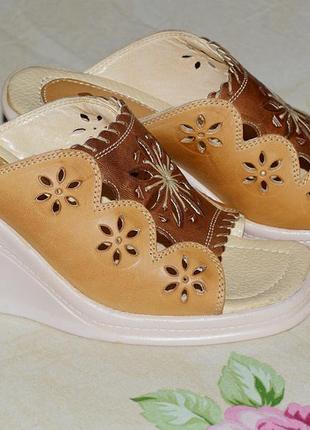 Шкіра шльопанці польща босоніжки взуття сандалі туфлі, босоніжки4 фото