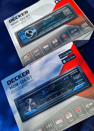 Decker mdr-124 bt и mdr-122 aвтомагнітола процесорна