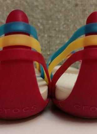 Лодочки сабо crocs sandały huarache flat multi 39р7 фото