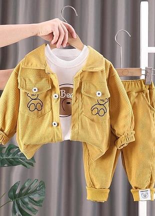 Стильный костюм тройка