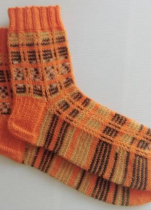 Вязані шкарпетки2 фото