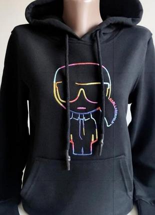 Kофта худи с капюшоном. karl lagerfeld