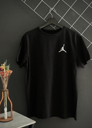 Шорти jordan чорний лого + футболка jordan хакі-чорний-білий4 фото