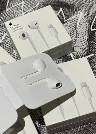 Наушники проводная гарнитура apple earpods with lightning connect