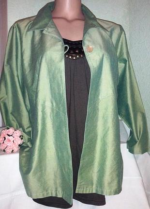 Легкий  натуральный жакет,48-54разм,classifiel,новая зеландия.