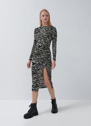 Сукня нова на хс принт зебра