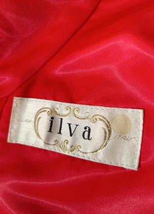 Пальто тренч жакет червоний вінтаж ретро з італії ilva7 фото