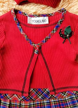 Платье в клетку 3