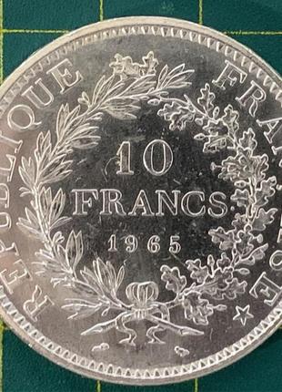 Срібні монети марки центи песны франк англія канада, фран...1 фото