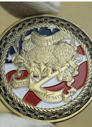 Пам'ятний жетон сша us navy challenge coin