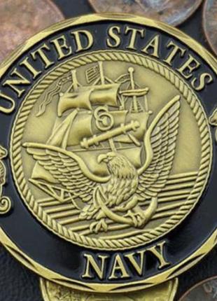 Пам'ятний жетон сша us navy challenge coin3 фото