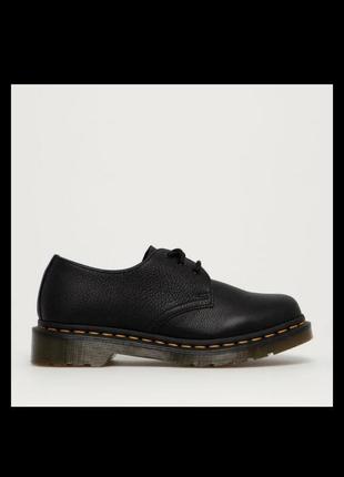 Туфли оксфорды броги dr. martens женские черные 24256001 black