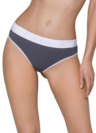 Спортивні трусики-стрінги passion ps007 panties dark grey, size s1 фото