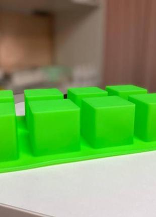 Силіконова форма кубики 8 шт