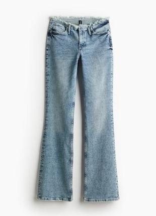Расклешенные голубые джинсы hm new3 фото