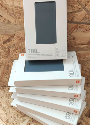 Оригинальный повербанк xiaomi mi power bank 3 10000 mah plm13zm с