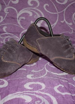 Мокасины замш clarks