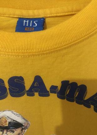 Желтая футболка унисекс одесса мама odessa mama3 фото