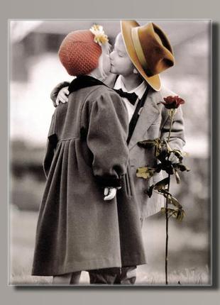 Картина на холсте "ретро дети от kim anderson"