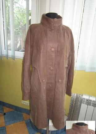 Легка жіноча шкіряна куртка - плащ. німеччина. лот 9491 фото