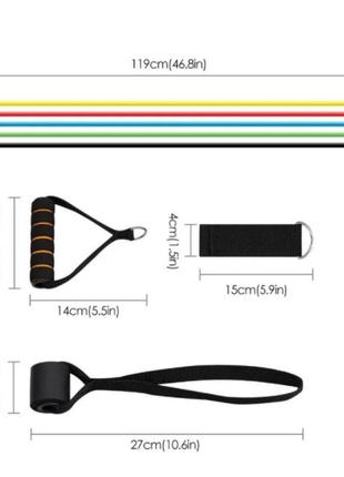 💎еспандер гума для зарядок exercise pipe2 фото