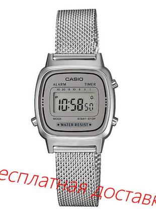 💎casio la670wem-7ef all silver original