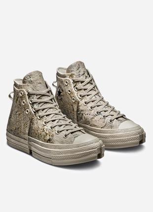 Кожаные кеды converse x feng chen wang 2-in-1 chuck 701 фото