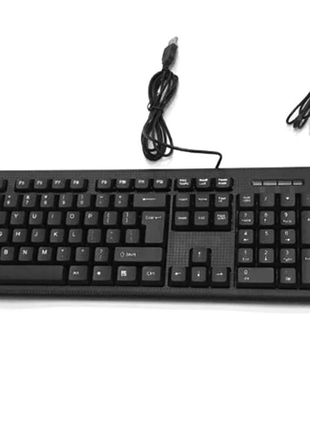 Комплект клавіатура + мишка cmk-858 дротові